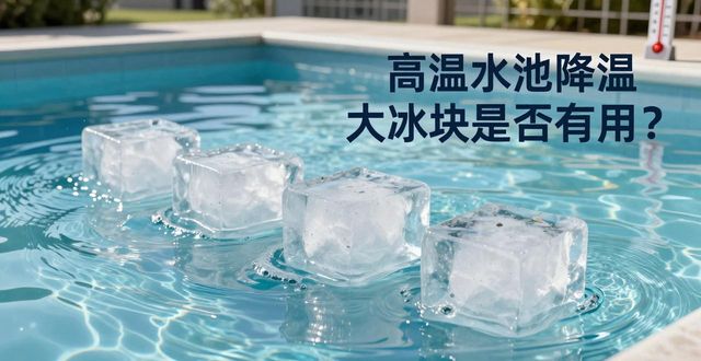 大冰块游泳池降温效果_雨花区高温水池降温大冰块_冰块降温实际应用分析